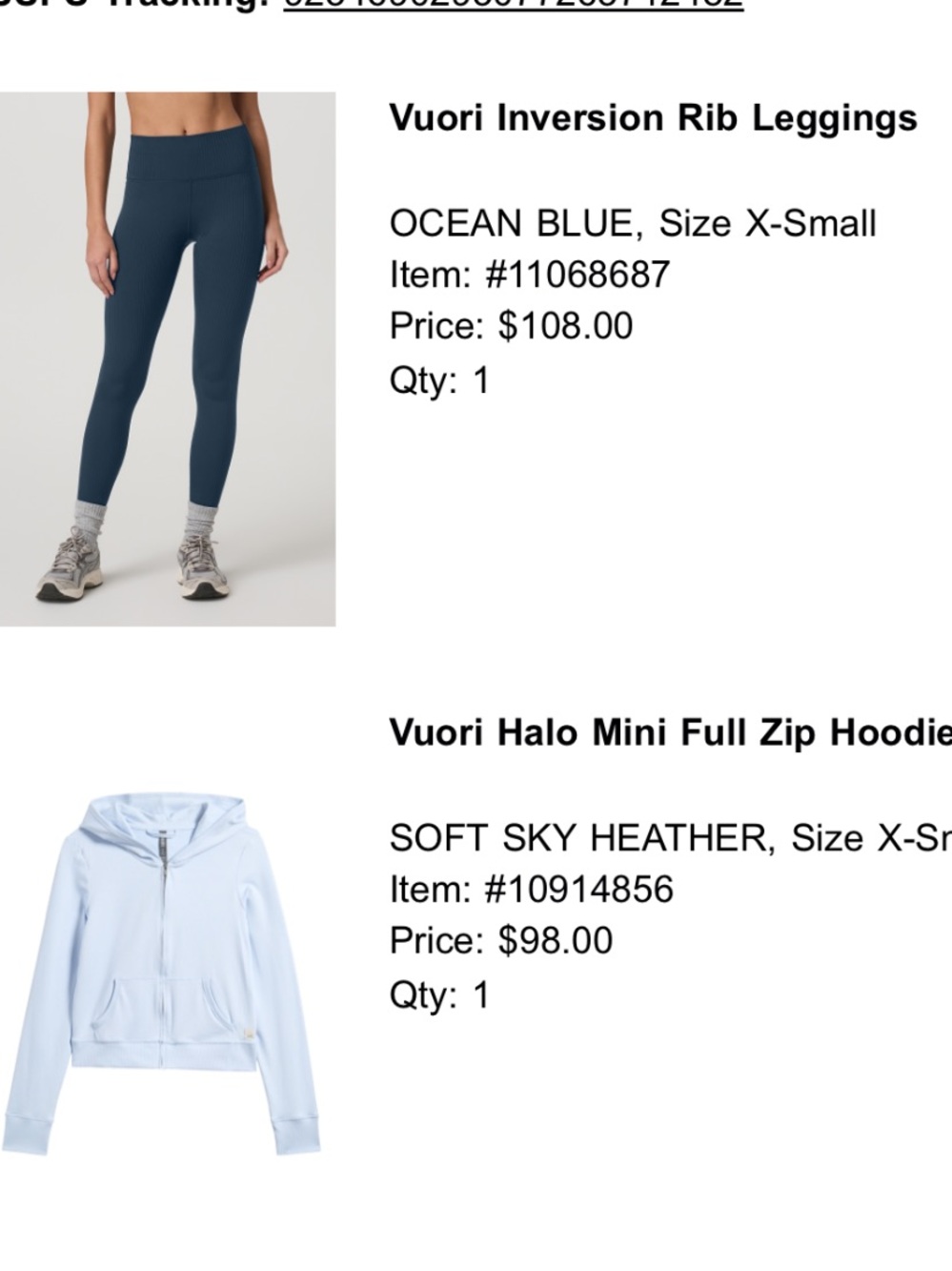Vuori Inversion Rib Leggings xs - Picture 6 of 12
